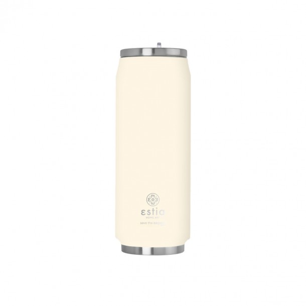 Θερμός-Ποτήρι Ανοξείδωτο Lily White Save The Aegean Estia 500ml-7x19εκ. 01-22761
