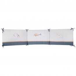 Πάντα Κούνιας Microfiber 45x195εκ. Essential Baby 8852 Γκρι Greenwich Polo Club
