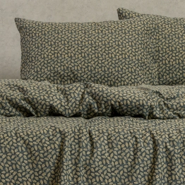 Ζεύγος Μαξιλαροθήκες Φανελένιες 53x72εκ. Elise Blue Winter Line Melinen 20005117