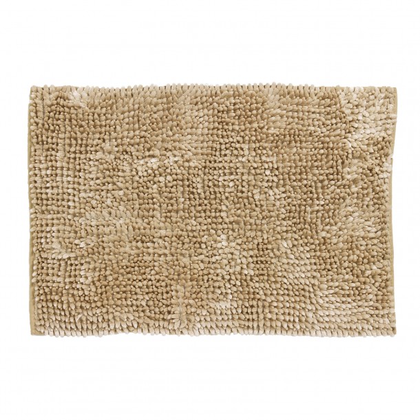 Ταπέτο Μπάνιου Αντιολισθητικό Chenille 60x90εκ. Bathmats 0780 Μπεζ Das Home