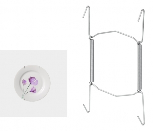 Στήριγμα Αναρτήσεως Πιάτων Τοίχου 9-18εκ. Metaltex