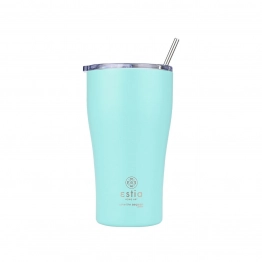 Θερμός-Ποτήρι Ανοξείδωτο Bermuda Green Save The Aegean Estia 500ml-9x16εκ. 01-23171