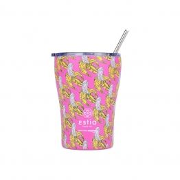 Θερμός-Ποτήρι Ανοξείδωτο Coffee Mug Banana Swirl Save The Aegean Estia 350ml-9x13εκ. 01-23072