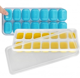 Παγοθήκη Σιλικόνης 12 Θέσεων Με Καπάκι 26x9,5x3,5εκ. Homie 81-1042