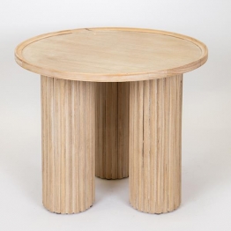 Τραπεζάκι Βοηθητικό Ξύλινο Natural 59,5x50,5εκ. ESTHETI 750-40515
