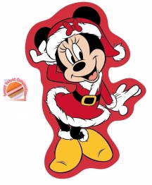 Διακοσμητικό Μαξιλάρι 3D Velboa 35εκ. Disney Home Minnie 27 Red DimCol