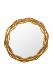 Καθρέπτης Τοίχου Mdf Χρυσός Με Κορνίζα 81,6x3,5x81,6εκ. Zen Collection 24.33.51086