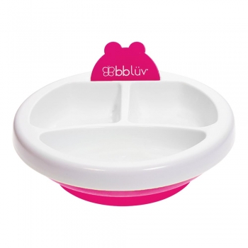 Πιάτο Θερμαινόμενο Σιλικόνης Plato Ροζ 18,4x5,7εκ. Bbluv B0107-P