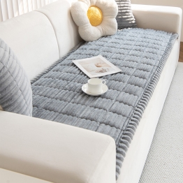 Ανώστρωμα Για Τριθέσιο Καναπέ Fleece 70x210εκ. Aspen Light Grey Melinen 20005217