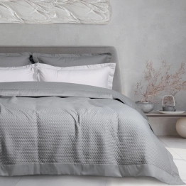 Κουβερλί Microfibre Μονό 160x240εκ. Happy 9635 Γκρι Das Home