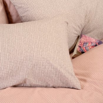 Ζεύγος Μαξιλαροθήκες Polycotton 50x70εκ. Davide Rose Casual Line Melinen 20005344