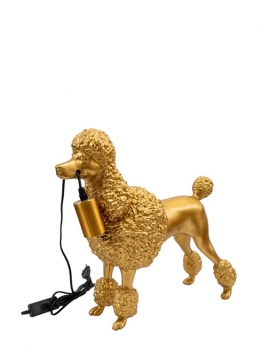 Φωτιστικό Επιτραπέζιο Polyester Χρυσό Σκύλος 40x15,5x36εκ. Zen Collection 25.52.52345