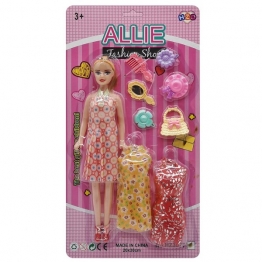 Κούκλα Μοντέλο Με Φορέματα & Αξεσουάρ Toy Markt 72-2075