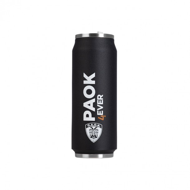 Θερμός Ανοξείδωτος Paok BC Μαύρο Estia 500ml 00-13783