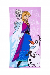 Πετσέτα Θαλάσσης Παιδική Microfiber 70x140εκ. Frozen 28 Pink Disney DimCol