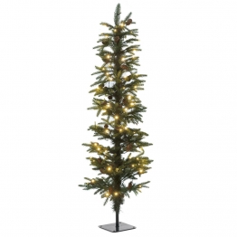 Χριστουγεννιάτικο Δέντρο Με Λαμπάκια Pre-Lit Pencil Pine Πλαστικό iliadis 150εκ. 74494