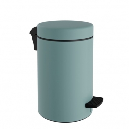 Καλάθι Απορριμμάτων 10lt-Φ20x37εκ. Soft Close Ανοξείδωτο Matte Turquoise Pam & Co 2037-913