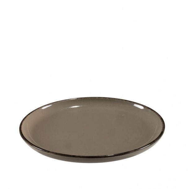 Πιατέλα Σερβιρίσματος Stoneware Tuscany Brown ESPIEL 32x2,8εκ. ATA158K6
