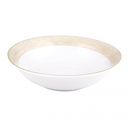Σαλατιέρα Πορσελάνης Elegancy Beige 23εκ. Oriana Ferelli NW24010014