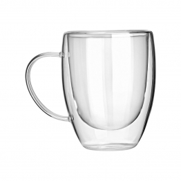Κούπα Γυάλινη Με Διπλό Τοίχωμα 350ml-13x8x11,5εκ. Estia 07-35396