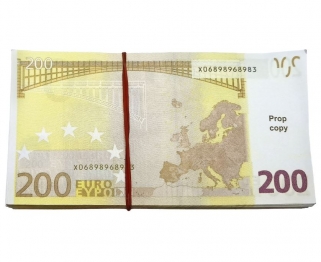 Χαρτονομίσματα Ψεύτικα 100τμχ Των 200 Ευρώ Carnavalista 3-2701