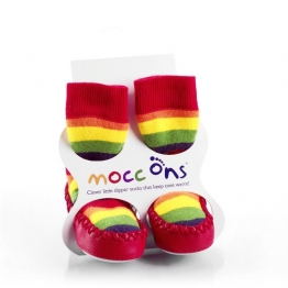 Καλτσοπαντόφλες Βαμβακερές 12-18 Μηνών Mocc ons RAIN Sock Ons MO12