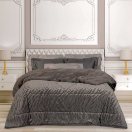 Κουβερτοπάπλωμα Κοτλέ-Sherpa King 240x250εκ. Essential 4433 Taupe Greenwich Polo Club