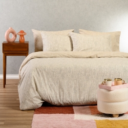Παπλωματοθήκη Βαμβακερή Υπέρδιπλη 225x245εκ. Milan Grey Ultra Line Melinen 20005529