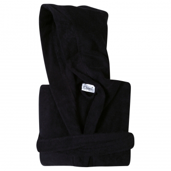 Μπουρνούζι Ενηλίκων Βαμβακερό Extra Large Casual 5910 Μαύρο Das Home