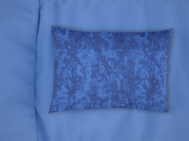 Μαξιλαροθήκη Bebe Φάκελος Βαμβακερή 35x45εκ. Premium Shadow 631 Electric Blue DimCol