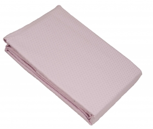 Κουβέρτα Πικέ Le Blanc Sanforized Cotton 100% Pink Μονή 170x245