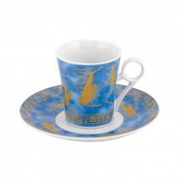 Σετ 6τμχ Φλυτζάνια Καφέ Πορσελάνης WM Collection 150ml N947