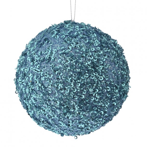 Μπάλα Polyfoam Γαλάζια Glitter 12εκ. iliadis 83524