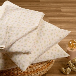 Σετ Σεντόνι Με 2 Μαξιλαροθήκες Polycotton Υπέρδιπλο Με Λάστιχο 160x200+32εκ. Chloe Peach Casual Line Mini Melinen 20004848