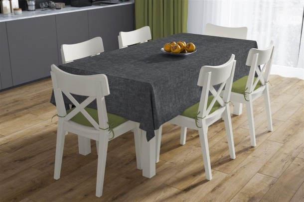 Καρές Μονόχρωμος Polycotton Αλέκιαστος 90x90εκ. Panama Dark Grey DimCol