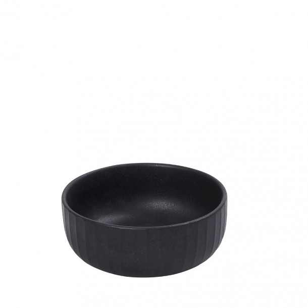 Μπωλάκι Σερβιρίσματος Χειροποίητο Stoneware Black Mat Gobi ESPIEL 13,5x5,5εκ. OW2036K6