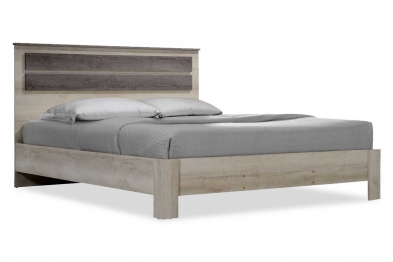 Κρεβάτι διπλό OLYMPUS pakoworld σε χρώμα castillo-toro 160x200εκ