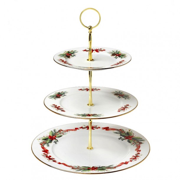 Χριστουγεννιάτικη Ορντερβιέρα 3 Όροφη Πορσελάνης Christmas Magic CRYSPO TRIO 06.240.74