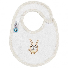 Σαλιάρα Polycotton Μεσαία Elephant Εκρού 19223