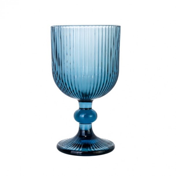 Σετ Ποτήρια Νερού 6τμχ Γυάλινα Noris Blue 350ml CRYSPO TRIO 52.501.53