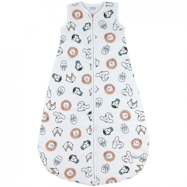 Υπνόσακος Βαμβακερός 2.5Tog 1-4 Μηνών/51-62εκ. Animal Multicolour Meyco MEY-725156