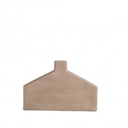 Βάζο Κεραμικό Πλακέ Terracotta ESPIEL 34x23εκ. TOF108