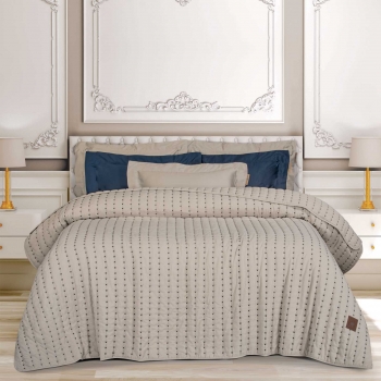 Κουβερλί Microfiber King 230x250εκ. Essential 3493 Taupe Greenwich Polo Club