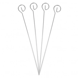 Σετ 4τμχ Καλαμάκια Ανοξείδωτα Για Σουβλάκι Metaltex 16-200422