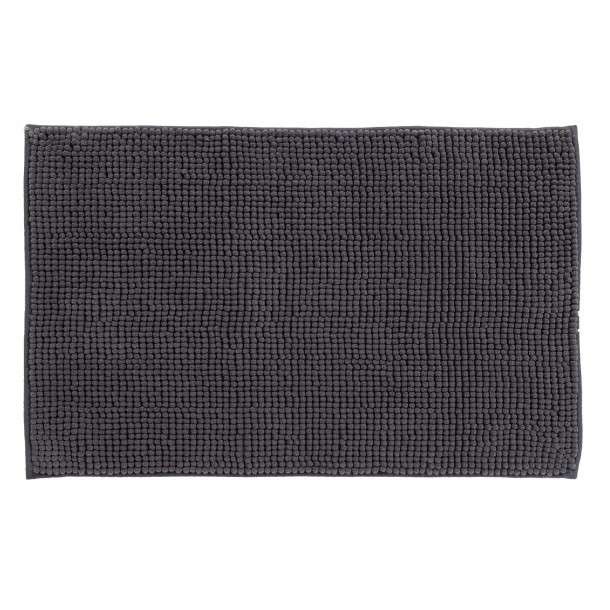 Ταπέτο Μπάνιου Αντιολισθητικό Chenille 50x80εκ. Bathmats 0773 Σκούρο Γκρι Das Home