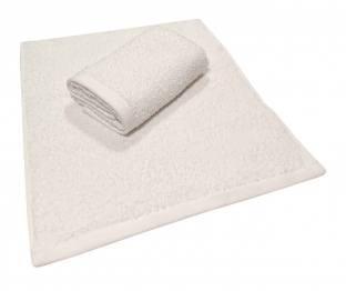 Πετσέτα Βαμβακερή Χειρός 30x50εκ. White Komvos Home 7001419-25