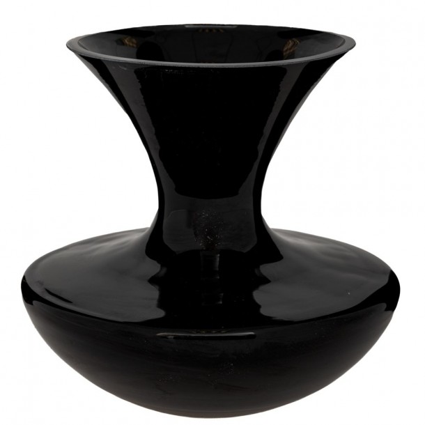 Βάζο Γυάλινο Μαύρο 20x20εκ. iliadis 91986
