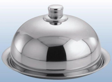 Πιατέλα Με Καπάκι Ανοξείδωτη 30εκ. Metaltex 95-69027