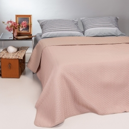 Κουβερλί 2 Όψεων Polyester Μονό 160x220εκ. Luigi Rose-Saumon Melinen 20000927