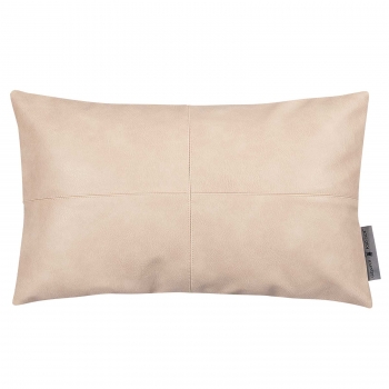 Διακοσμητικό Μαξιλάρι Faux Leather 30x50εκ. Essential 3985 Cream Greenwich Polo Club